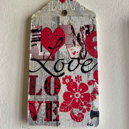Decoupage frame new handmade