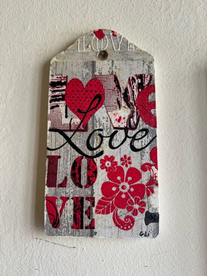 Decoupage frame new handmade