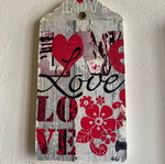 Decoupage frame new handmade