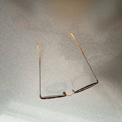 Eyeglasses used, very lightweight, gold color