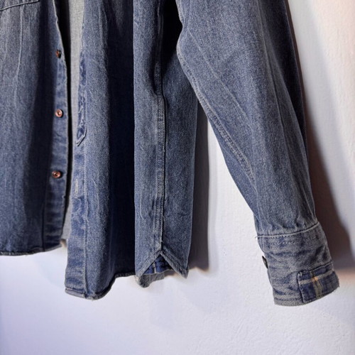 Zara Denim Jacket men's like new, gray and blue, size XL