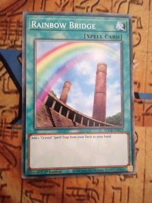 Rainbow Bridge Normal Spell κάρτα Yu-Gi-Oh! μεταχειρισμένη