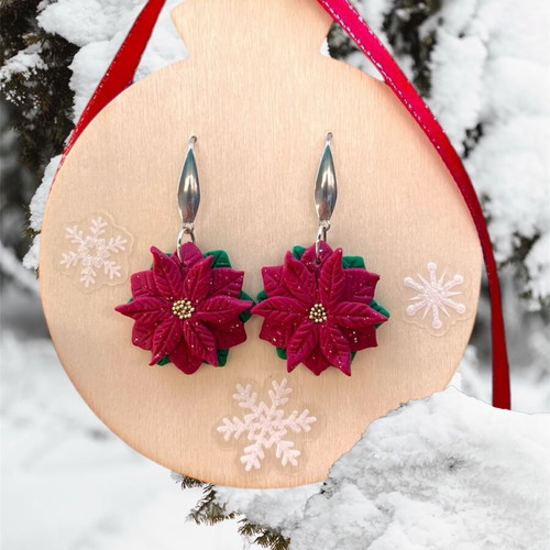 Handmade Alexandrino Earrings new, stainless steel and polymer clay