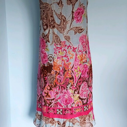GanJana Paris floral cotton dress used, S/M