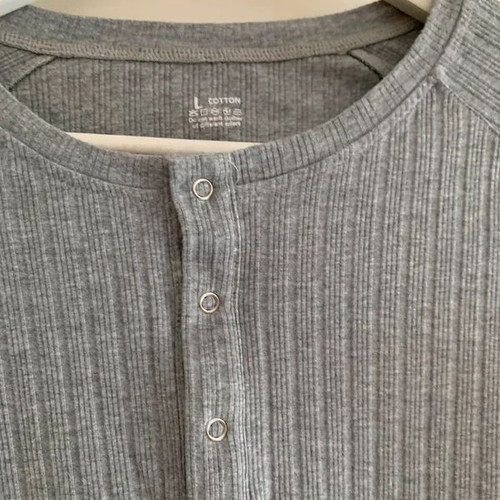 Men's Grey Long Sleeve Shirt L used