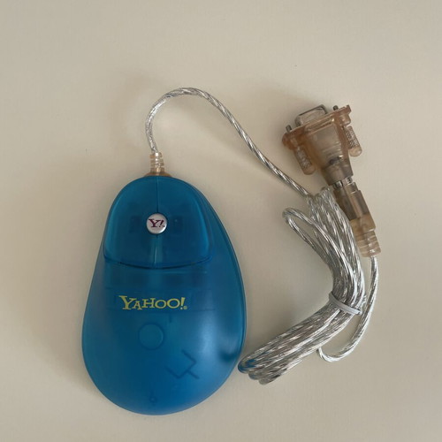 Yahoo! 4D Internet Soft Scroll Mouse vintage, unused