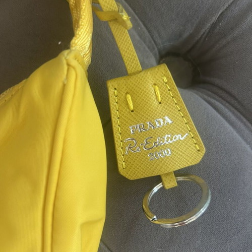 Prada Re Edition bag, yellow, rare colour, authentic