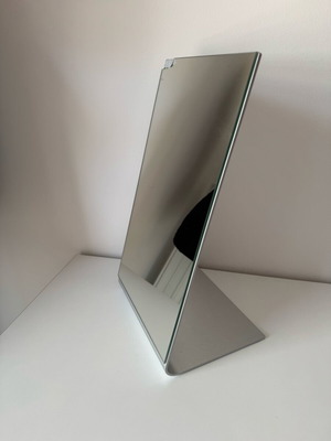 Table mirror used with small chip on top left corner
