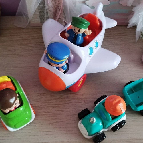 Set of toys for small children used
