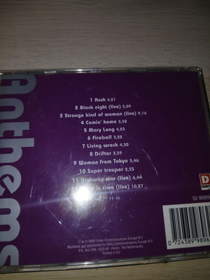 Deep Purple Anthems CD, ροκ