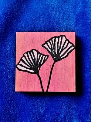 Handmade wooden decorative fridge magnet new