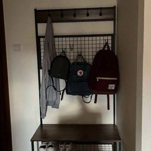 Entrance furniture new with bench and shelves for shoes and bags