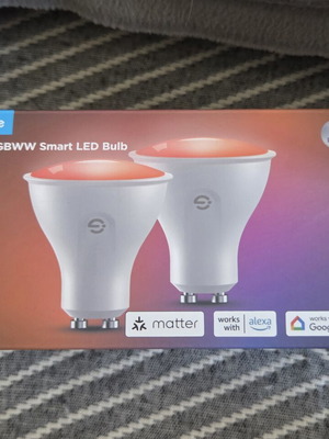 Govee RGBWW LED Bulb 2 Pack GU10 like new (B600D)