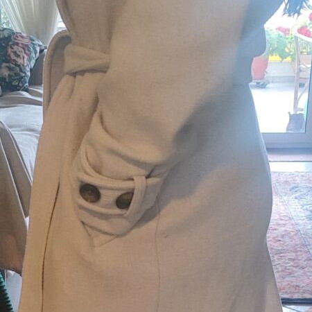 Stradivarius coat used, beige, size M