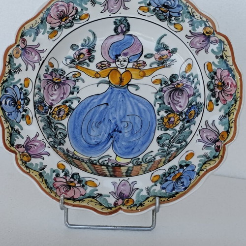 Handmade Skyros plate, 25 cm diameter
