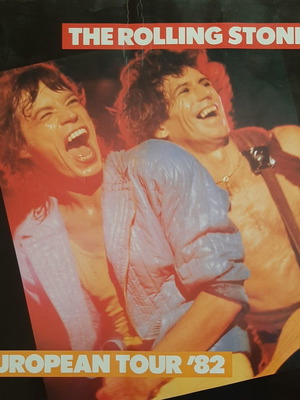 Rolling Stones European Tour 1982 Program like new, 28 pages