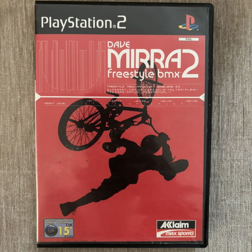 Dave Mirra Freestyle BMX 2 PlayStation 2 PS2 English complete non-working