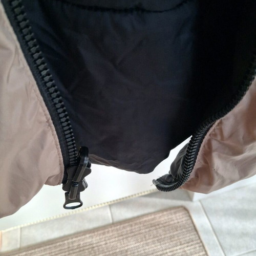 Reversible jacket like new, black-beige
