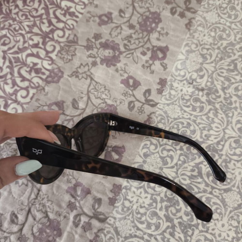 OJO Leopard Sunglasses with Pink Diamonds