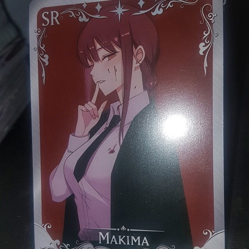 Makima Non Holo Waifu Card from Chainsaw Man like new