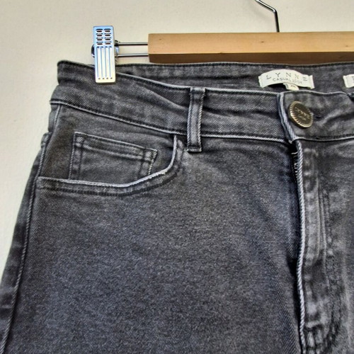 Lynne jeans like new, high waist, black and grey, size 28