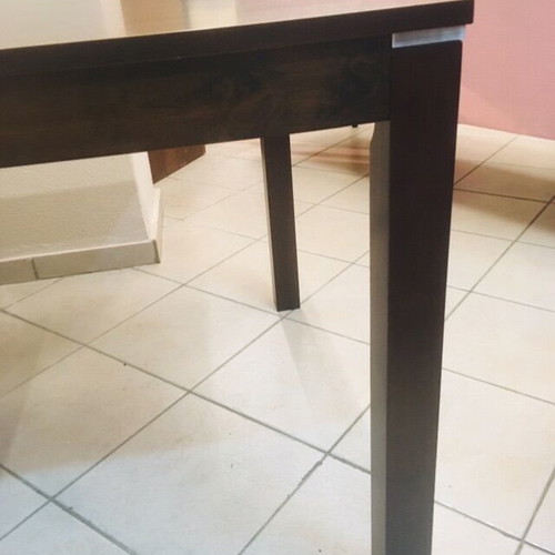 Solid wood table new, dimensions 1.50x90x74 cm