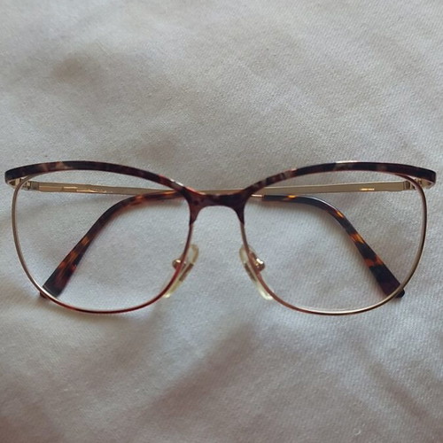 Nazareno Corsini vintage eyeglass frame like new, gold with tortoise shell