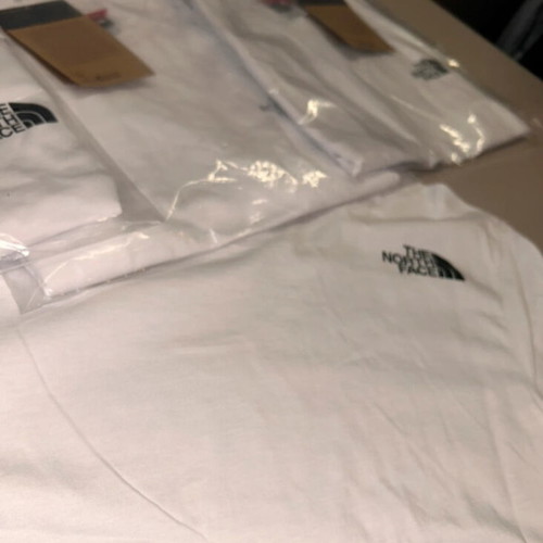 The North Face T-shirt new, white, size S, 100% cotton