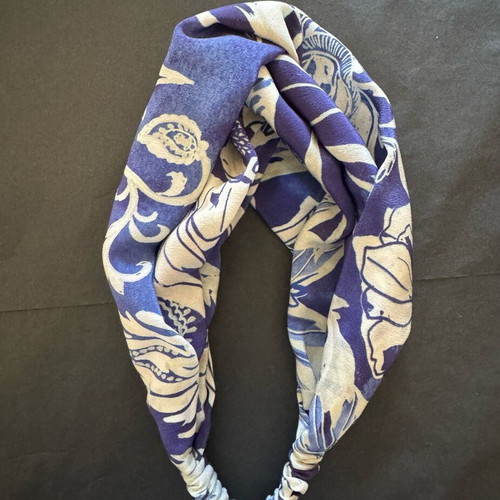 Silk bandana Bet & Malfie new, blue