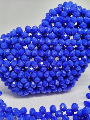 Τσάντα Crystal Love νέα, χειροποίητη, μπλε