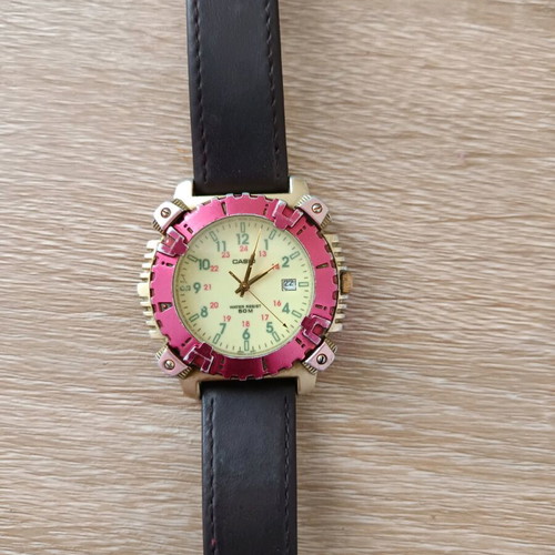 Women's watches like new, modern navy design, set of 2