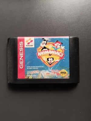 Sega Genesis Animaniacs used, works fine, adapter needed