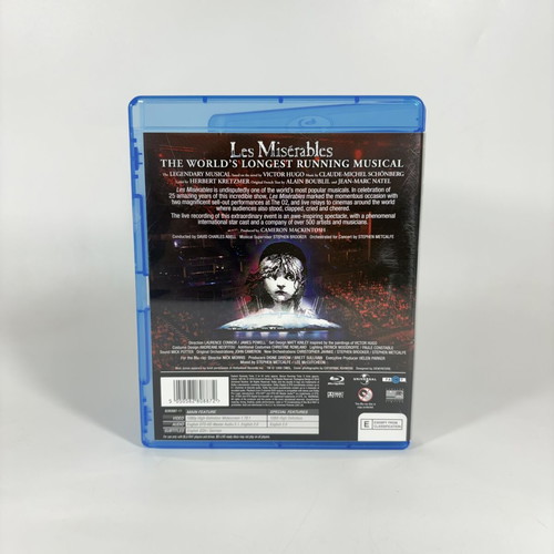 Les Miserables In Concert 25th Anniversary Blu-ray like new with English subtitles