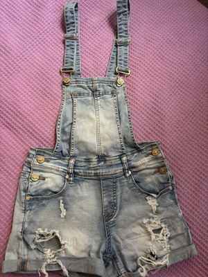 Blue Jean Overalls like new, Italian brand, comfortable and stretchy