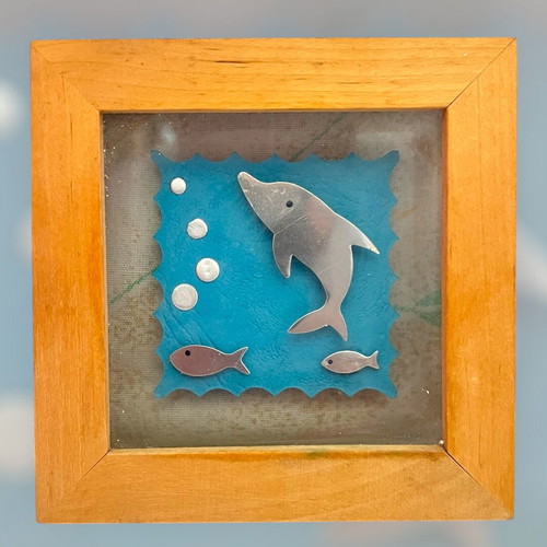 Handmade Sea-Themed Frames Set of 3