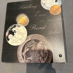 Coin collection folder euro used