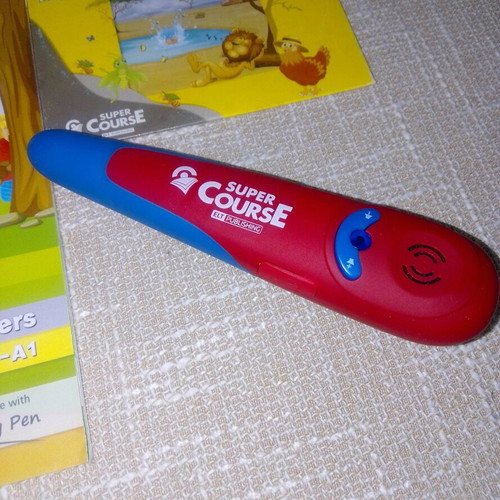 Super Course English Set Junior A & B like new with Talking Pen
