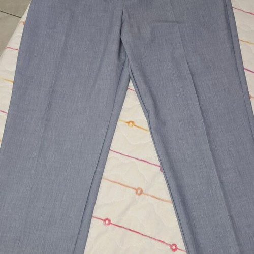 Mango Blue Crop Suit Pants New