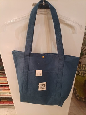 Beach and everyday shoulder bag, blue