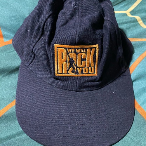 We Will Rock You Queen Musical Theater Black Cap used