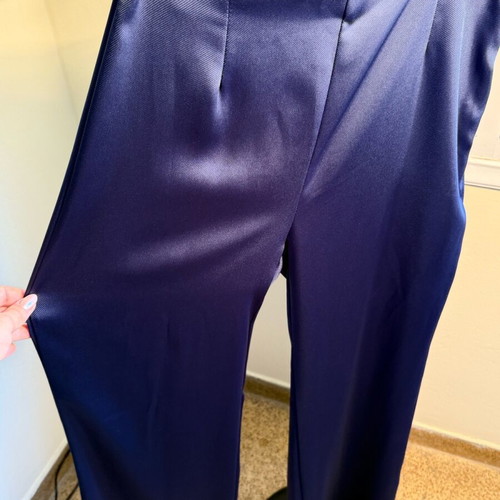Celestino high-waisted pants blue like new, size XL