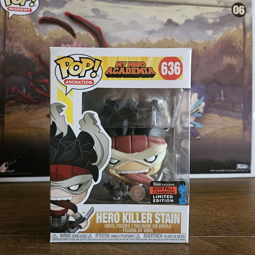 Funko Pop My Hero Academia Hero Killer Stain 636 new with protector