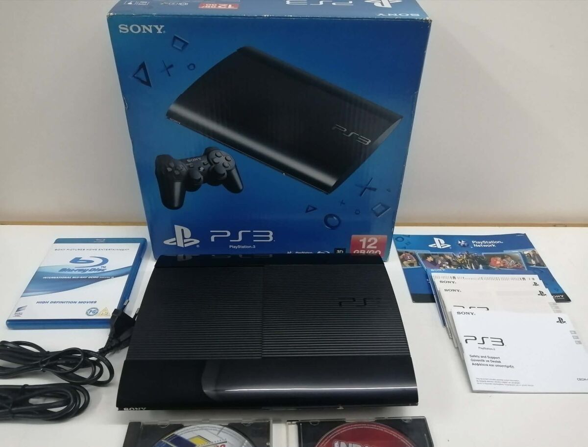 Playstation 3 SuperSlim CECH-4004A 12GB… - € 165,00 - Vendora.cy