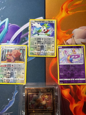 Pokemon cards reverse holographic 3-pack new with sleeves