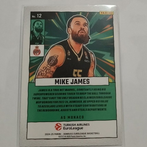 Mike James Net Marvels numbered card like new