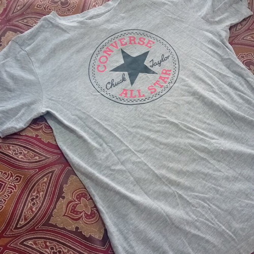 Converse gray cotton t-shirt like new, size L