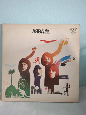 Abba vinyl records used, set of 6