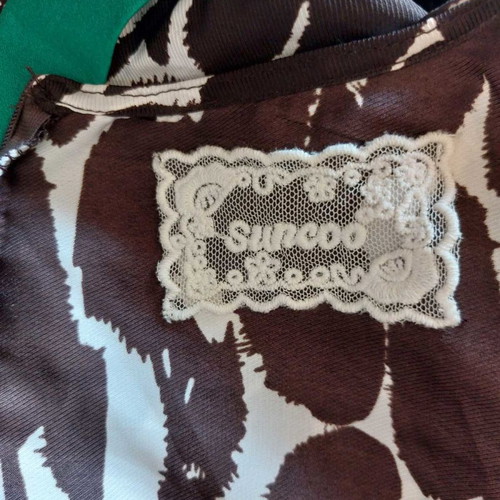 Mini dress with patterns like new, size M, multicolored