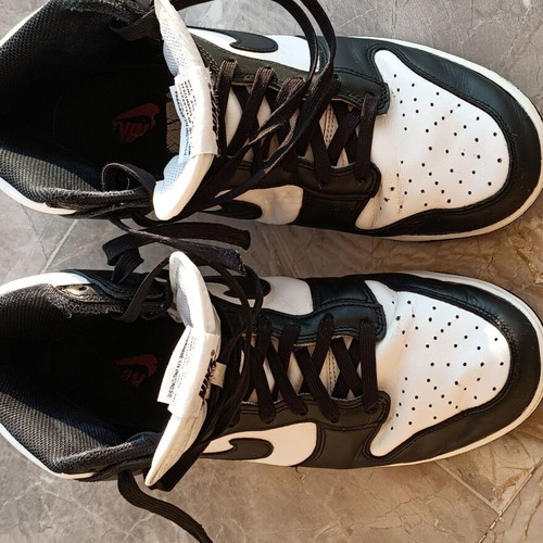 Nike athletic boots used, size 42.5, black-white
