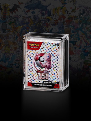 Pokémon ακρυλική θήκη προστασίας για Booster Bundle